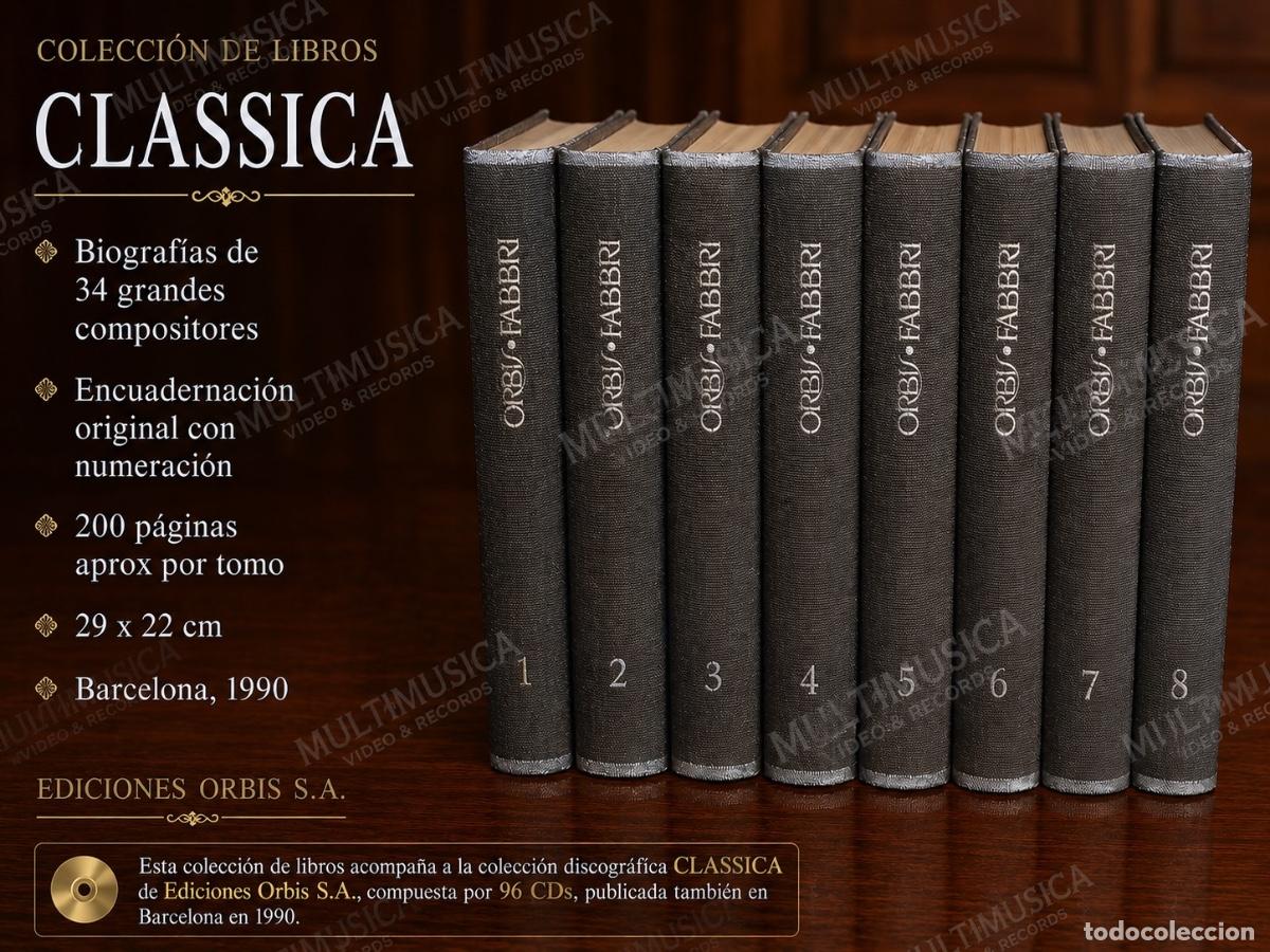 Libros de segunda mano: Classica ● Ediciones Orbis S.A. ● Los 8 Tomos de la Colecci&oacute;n - Foto 1