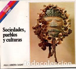 Libros de segunda mano: Sociedades, pueblos y culturas. Pio J. Navarro Alcal&aacute; Zamora