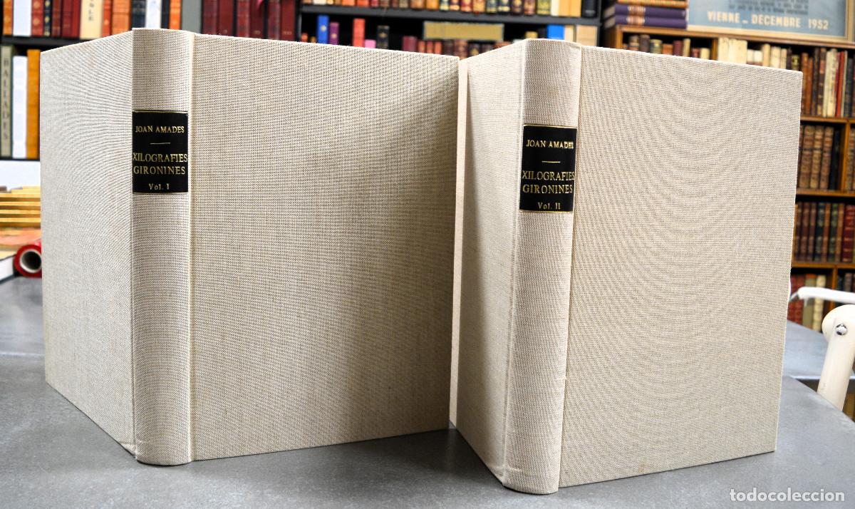 Libros de segunda mano: Amades, Joan - Xilografies Gironines. Il.lustrat amb 1723 xilografies.
