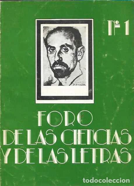 Gebrauchte B&uuml;cher: Foro de las ciencias y de las letras. n&ordm; 1 - AA. VV.