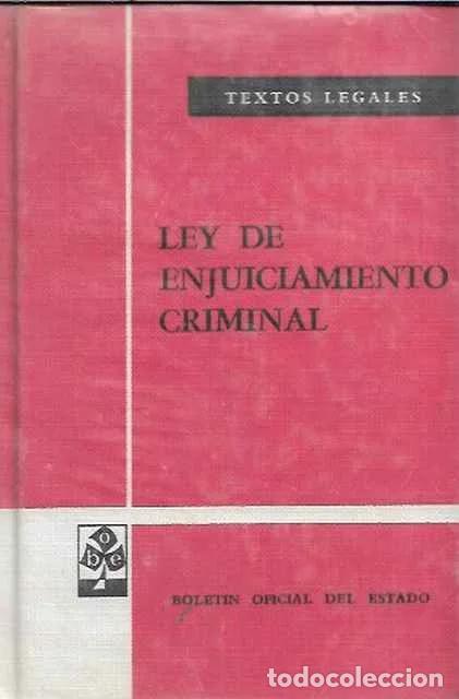 Libros de segunda mano: Ley de enjuiciamiento criminal - VV. AA.