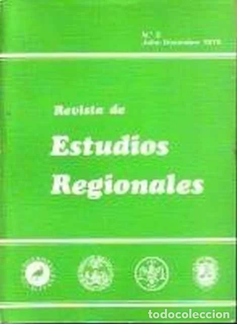 Libros de segunda mano: Revista de estudios regionales - Francisco Moch&oacute;n Morcillo