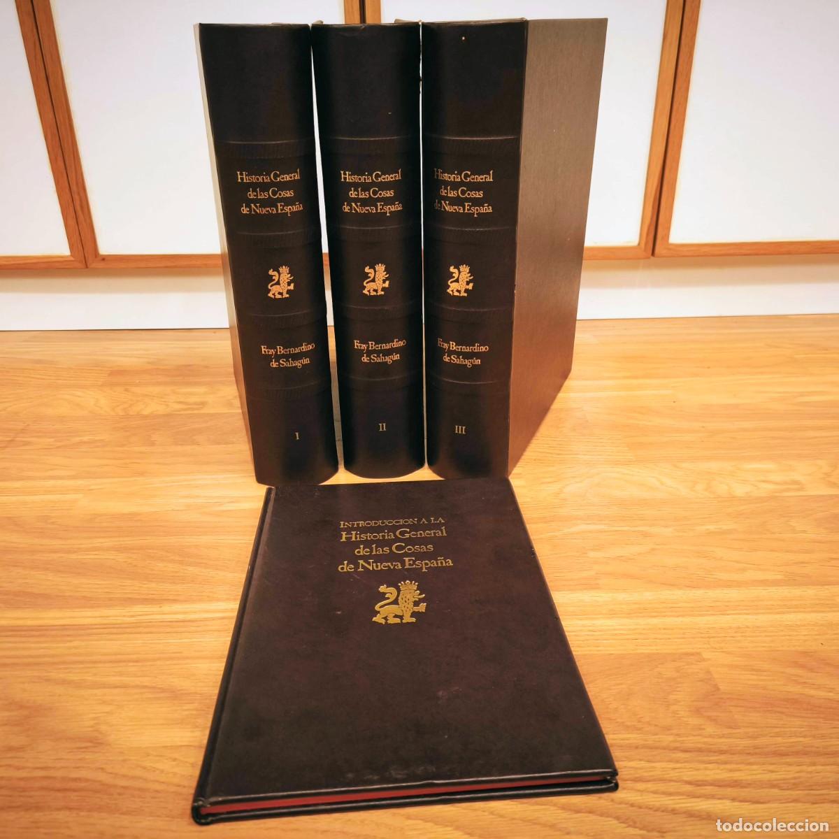 Libros de segunda mano: HISTORIA GENERAL DE LAS COSAS DE NUEVA ESPA&Ntilde;A. Fray Bernardino de Sahag&uacute;n - MEXICO FACSIMIL