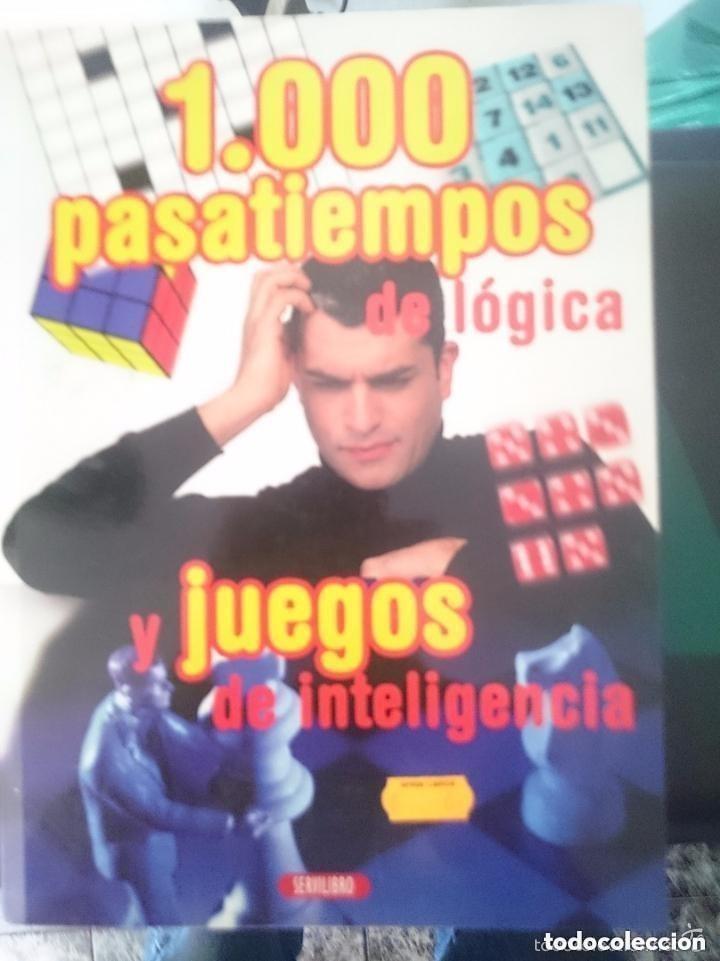 Libros de segunda mano: 1000 PASATIEMPOS DE LOGICA Y JUEGOS DE INTELIGENCIA
