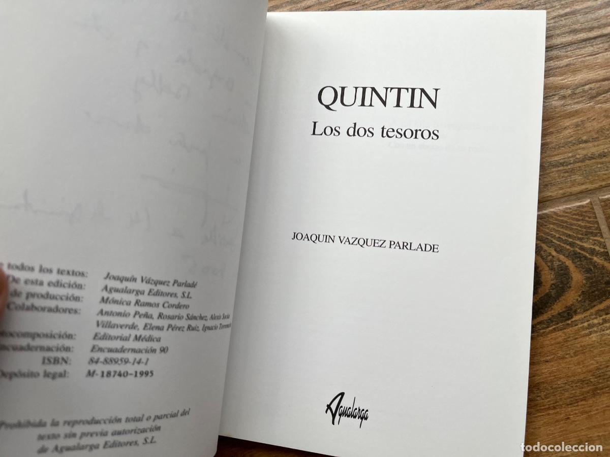 Libros de segunda mano: Quintin los dos tesoros - Joaquin Vazquez Parlade - Foto 6