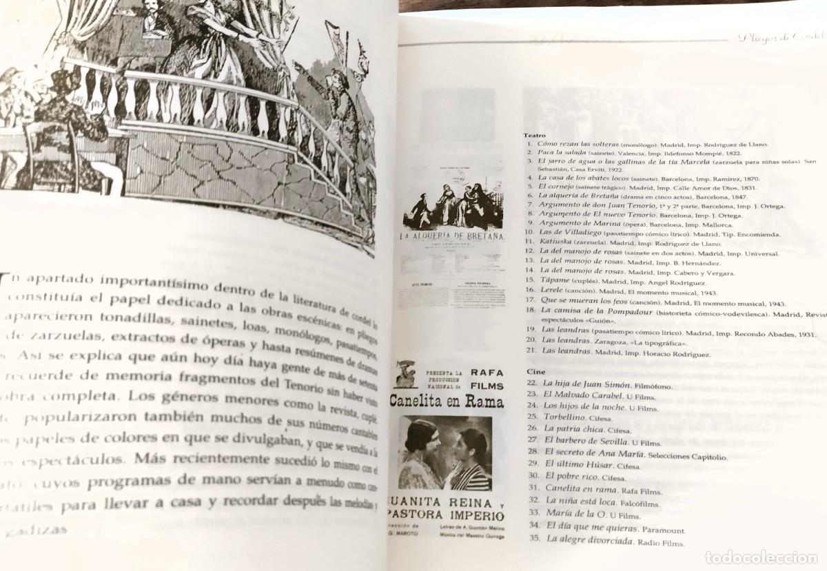 Libros de segunda mano: Pliegos de cordel, cat&aacute;logo, Zamora, 1992, - Foto 4