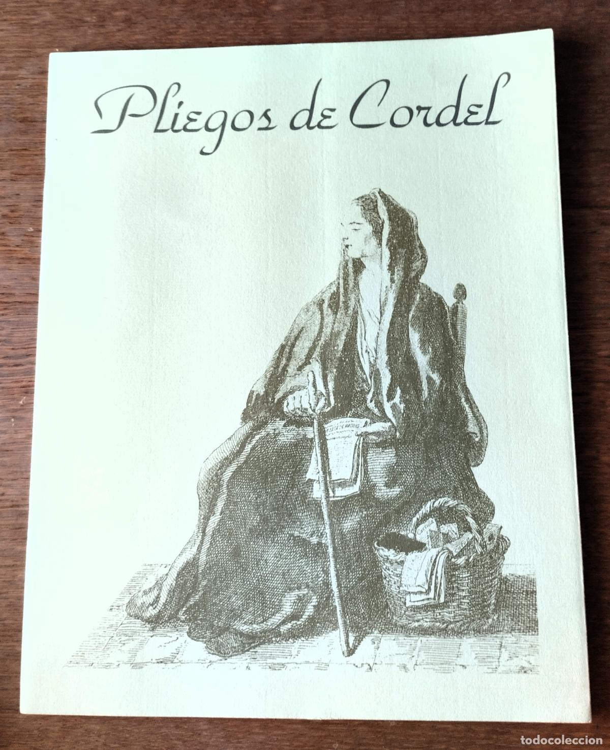 Libros de segunda mano: Pliegos de cordel, cat&aacute;logo, Zamora, 1992,