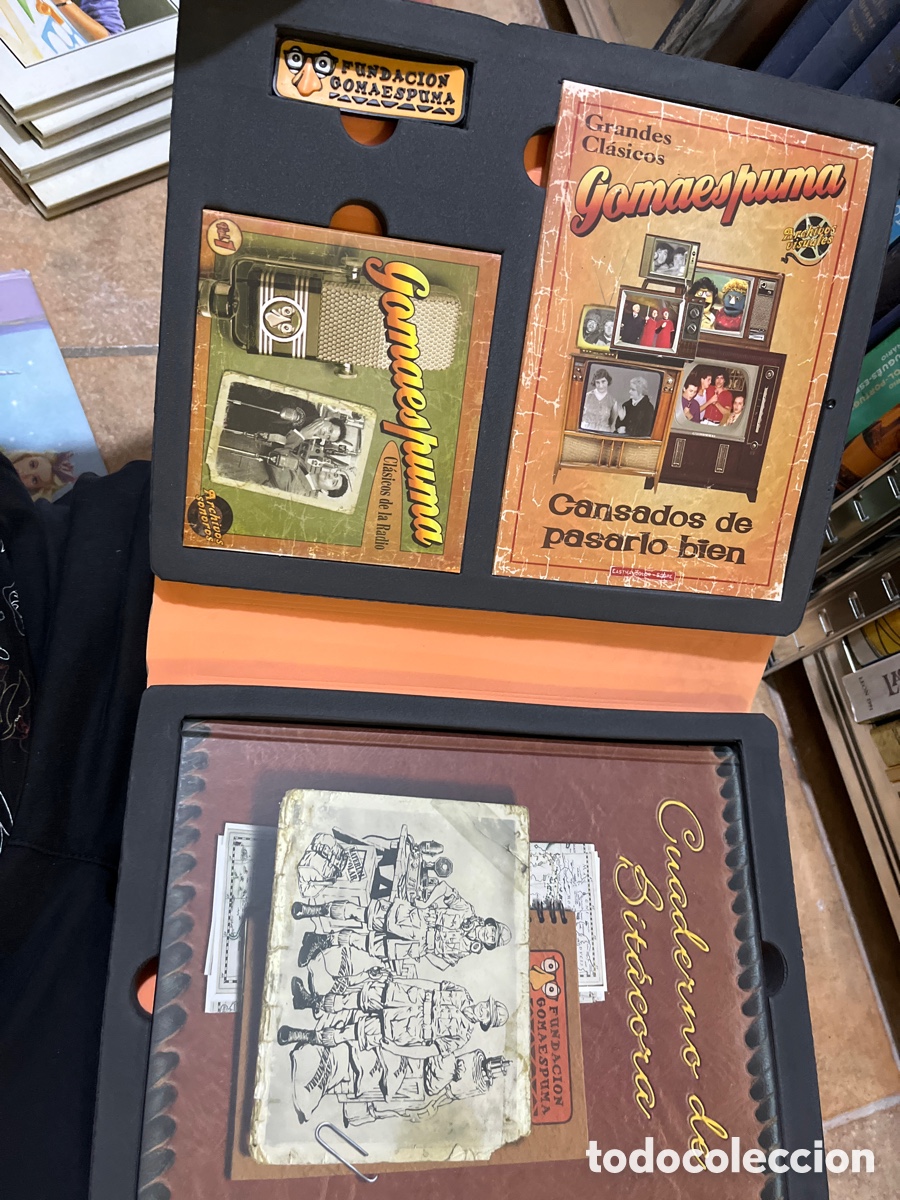 Libros de segunda mano: Blas71E MEMORIAS DE GOMAESPUMA. ESTUCHE DE GOMAESPUMA CON LIBRO + cds + 1DVD