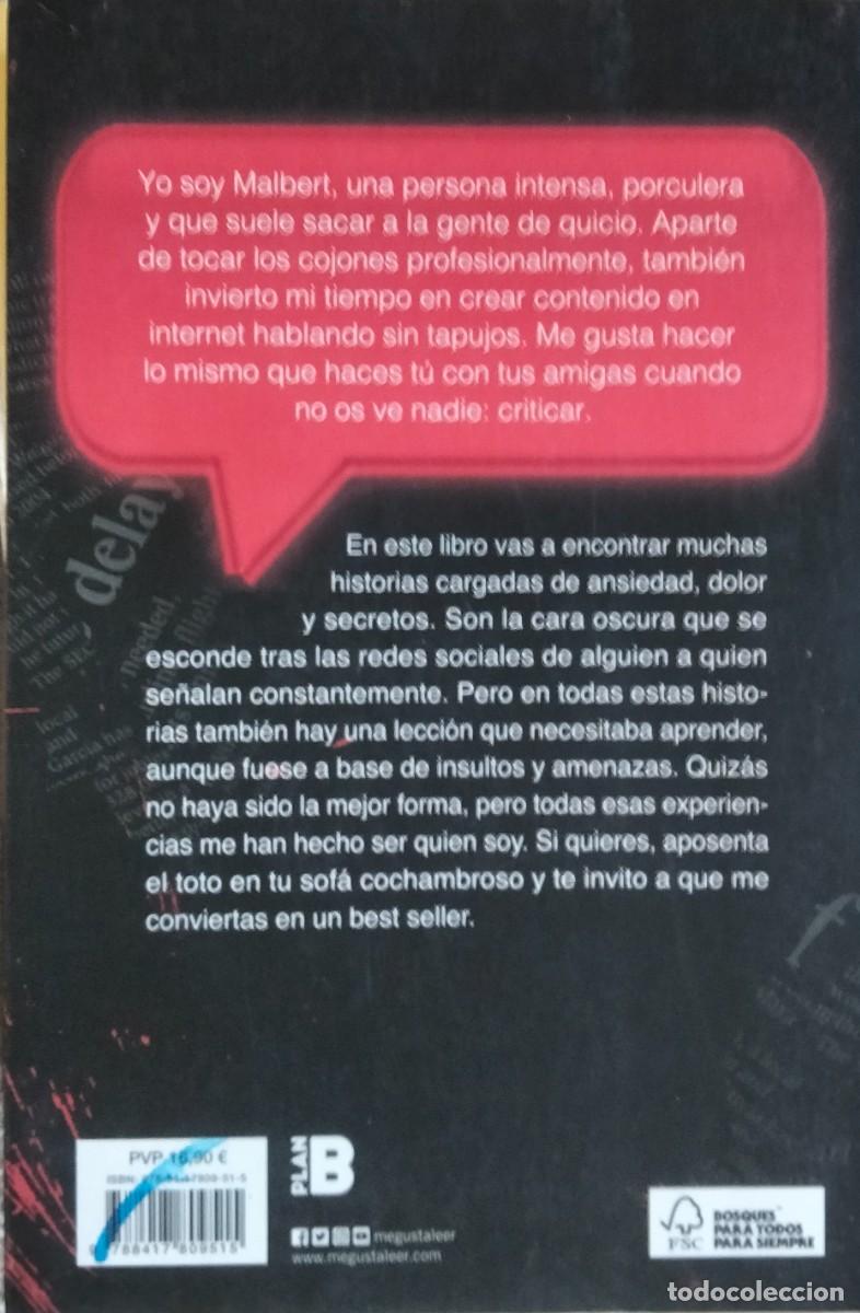Libros de segunda mano: Malbert-No insultes,gilipollas.Plan B.2020. - Foto 2