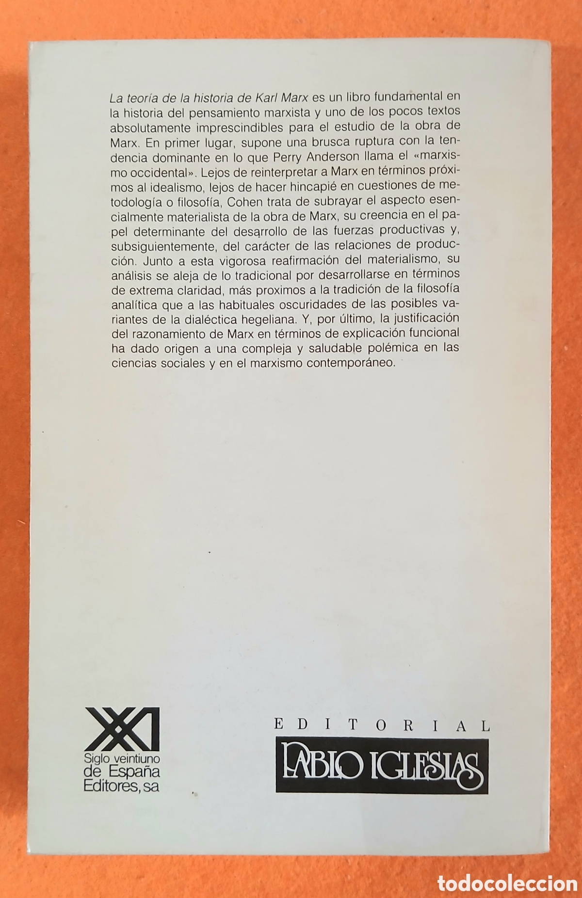 Libros de segunda mano: LA TEORIA DE LA HISTORIA DE KARL MARX - Foto 2