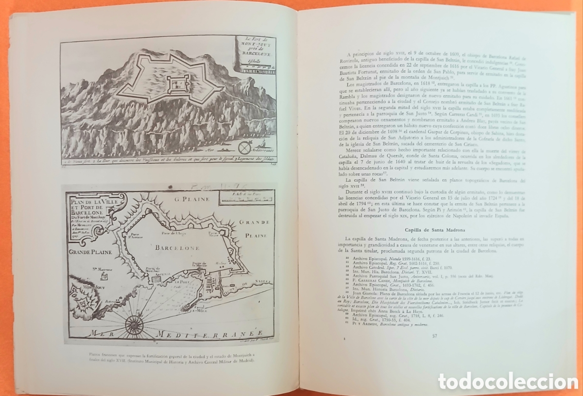 Libros de segunda mano: Historia de Montjuich y su castillo - Foto 8