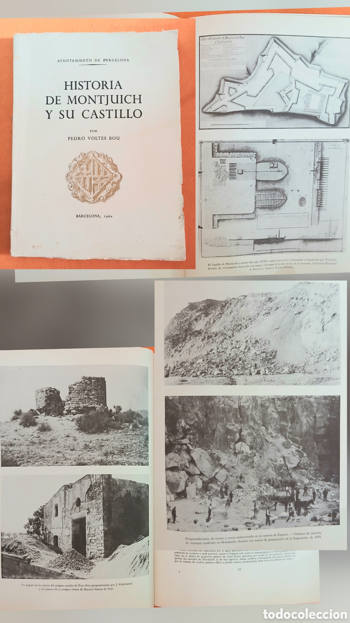 Libros de segunda mano: Historia de Montjuich y su castillo