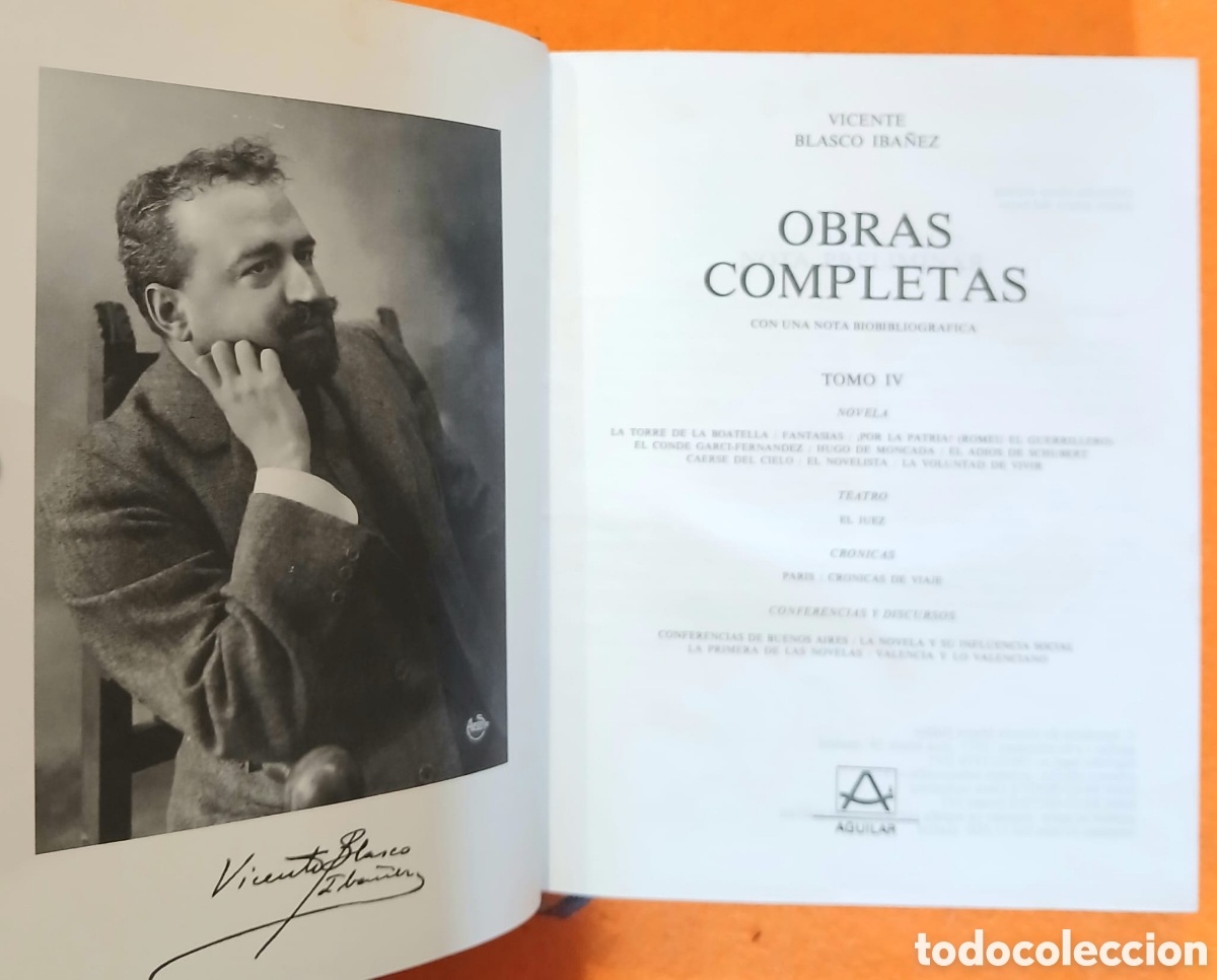 Libros de segunda mano: Obras Completas Vicente Blasco Iba&ntilde;ez - Foto 8
