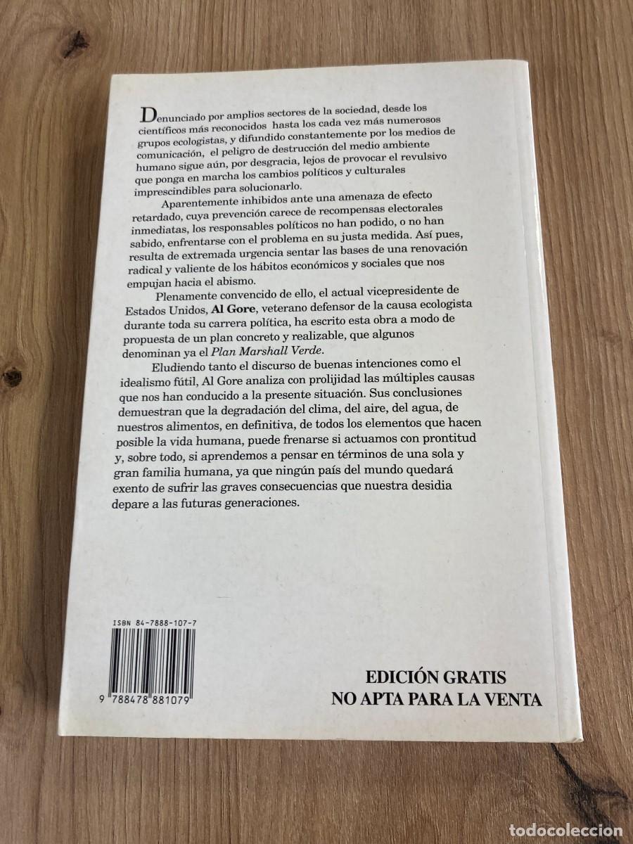 Libros de segunda mano: La Tierra en juego Al Gore - Foto 2