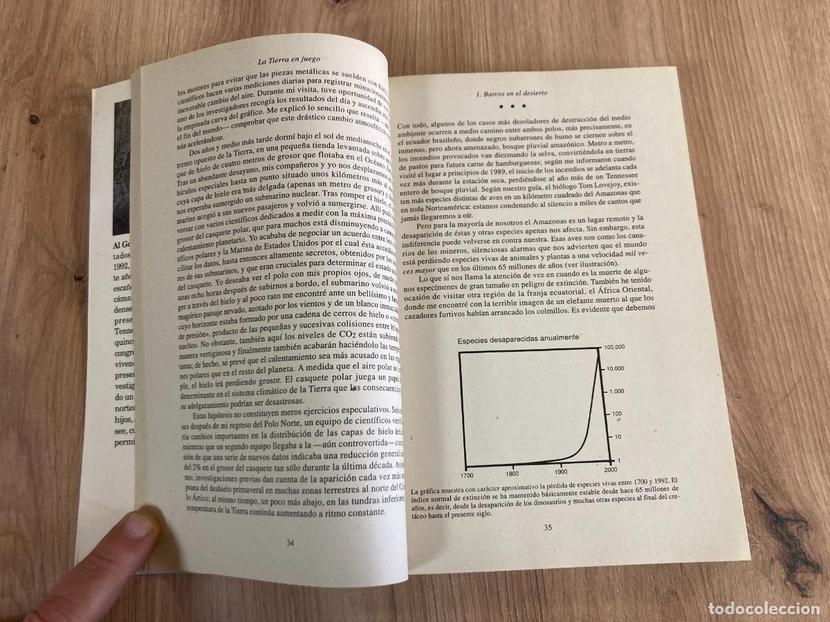 Libros de segunda mano: La Tierra en juego Al Gore - Foto 5
