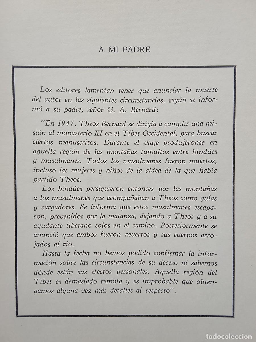 Libros de segunda mano: El cielo est&aacute; en nosotros. Theos Bernard - Foto 7