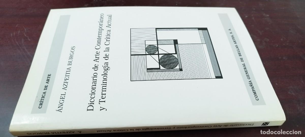 Libros de segunda mano: DICCIONARIO ARTE CONTEMPORANEO Y TERMINOLOGIA CRITICA ACTUAL / AZPEITIA / Z500