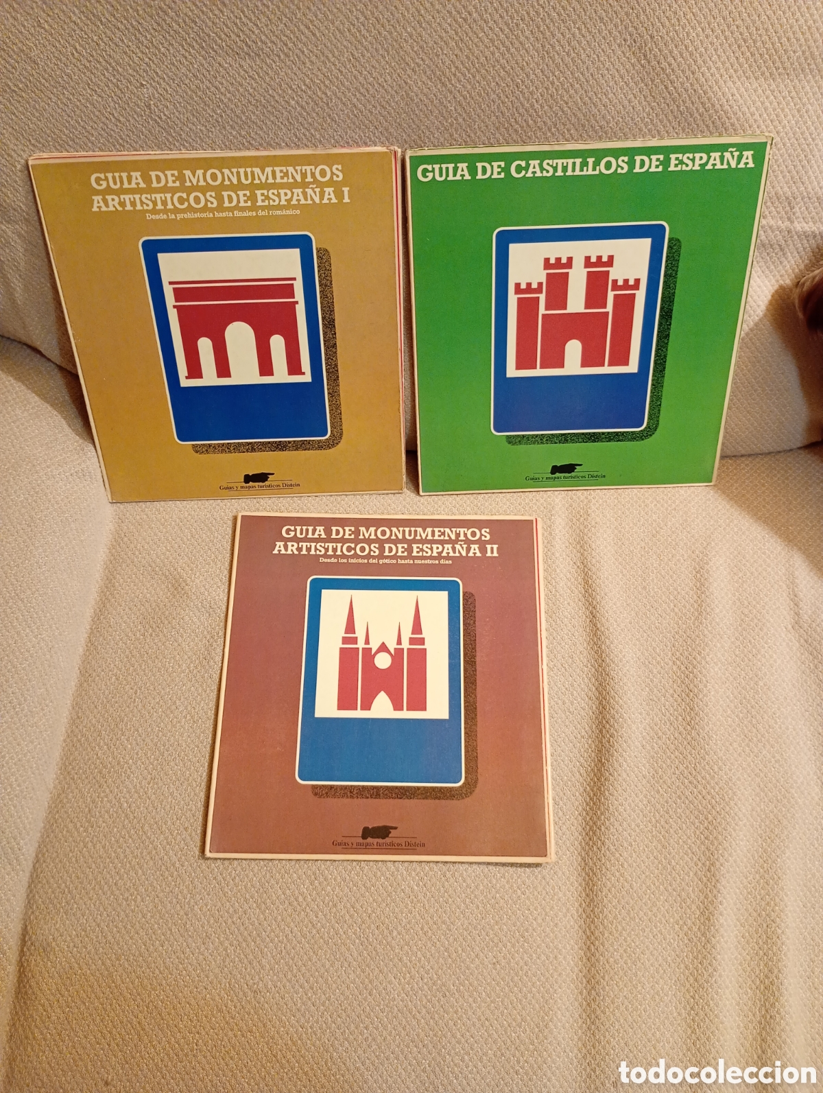 Libros de segunda mano: 3 m&iacute;ticas gu&iacute;as de turismo cultural