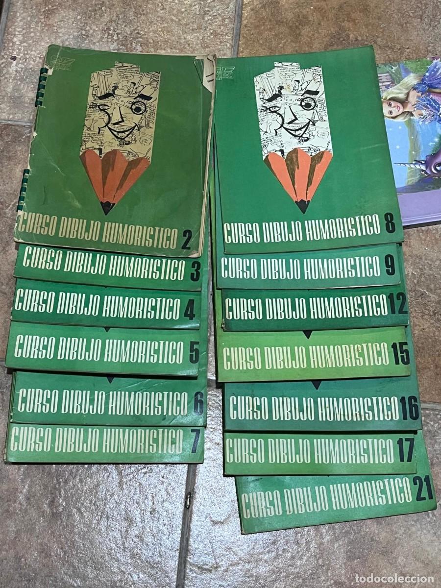 Libros de segunda mano: BLAS80C - Curso Dibujo Humor&iacute;stico (n&uacute;meros 2, 3, 4, 5, 6, 7, 8, 9, 12, 15, 16, 17 y 21)