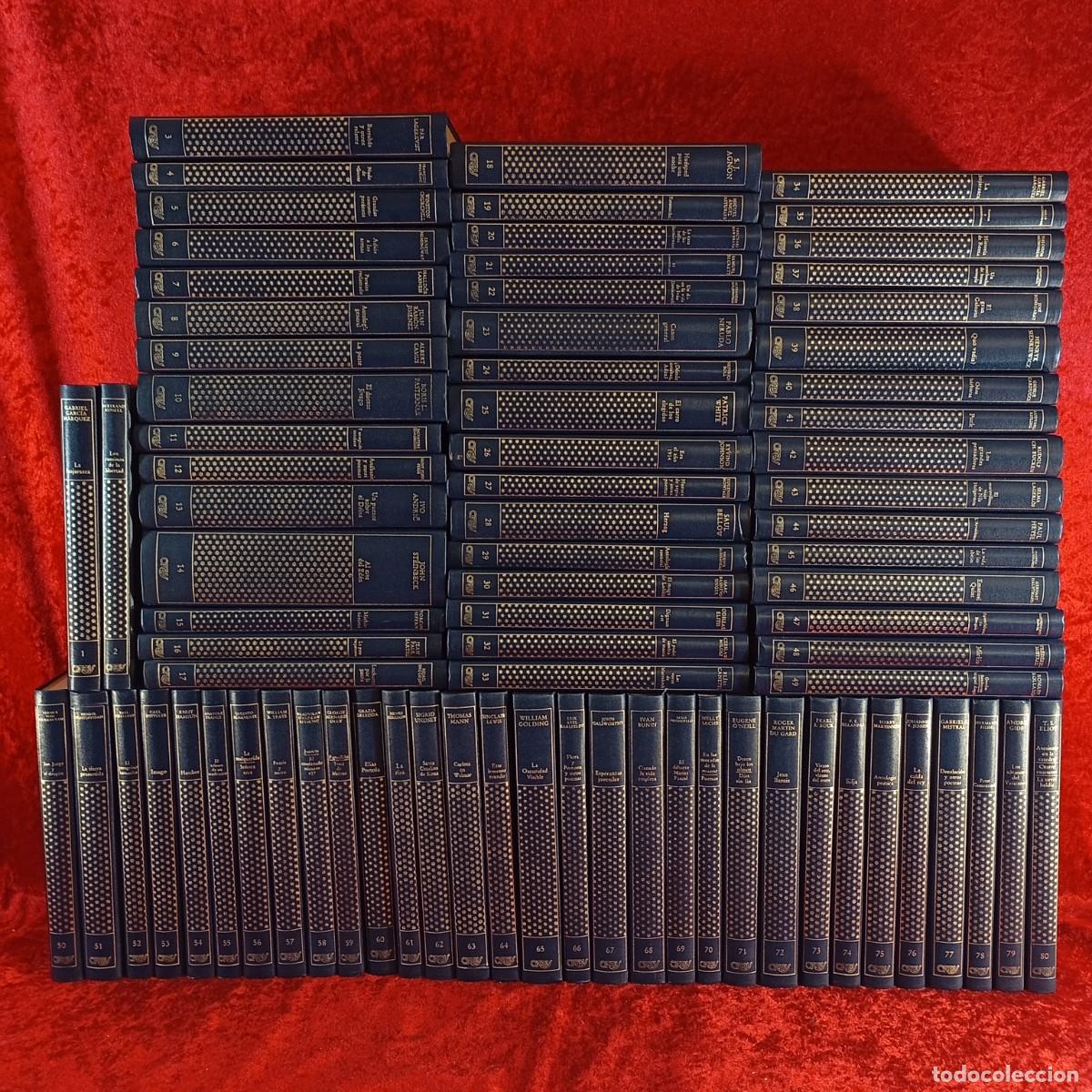 Libros de segunda mano: GRAN COLECCI&Oacute;N DE 80 VOLUMENES - LOS PREMIOS NOBEL - EDICIONES ORBIS - VER FOTOS / 5698