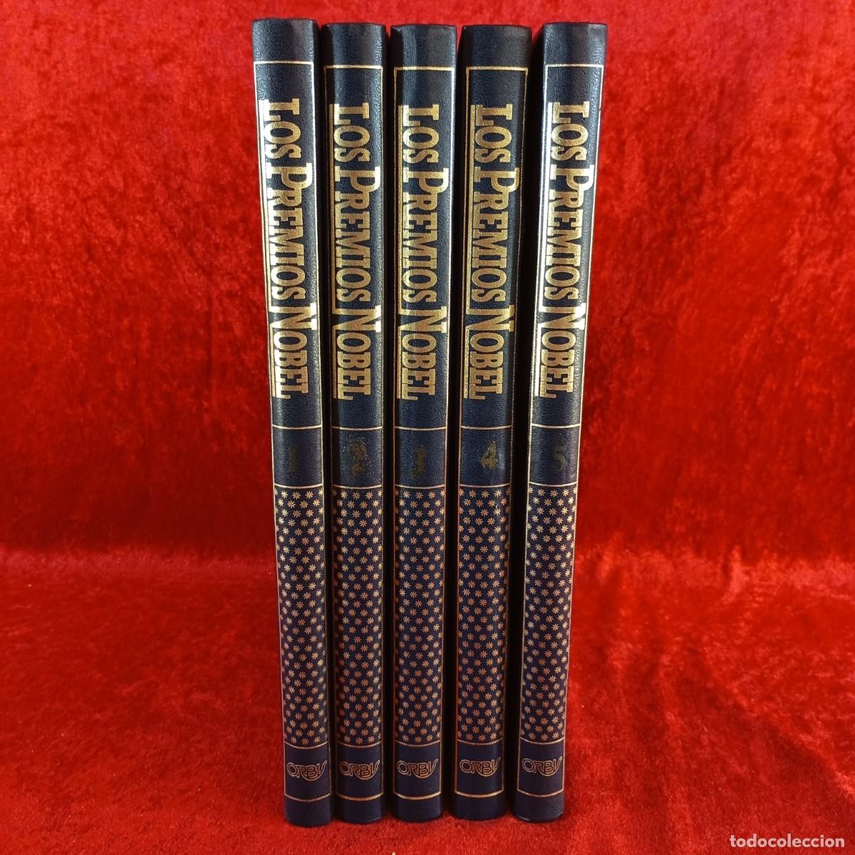 Libros de segunda mano: LOS PREMIOS NOBEL - COLECCI&Oacute;N 5 VOL&Uacute;MENES - EDICIONES ORBIS - VER FOTOS / 5699