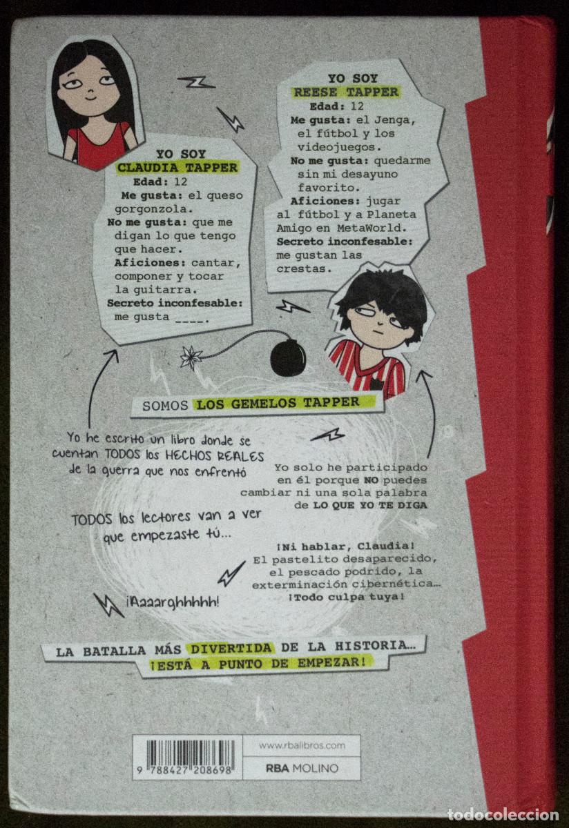 Libros de segunda mano: LOS GEMELOS TAPPER SE DECLARAN LA GUERRA, de Geoff Rodkey. - Foto 2