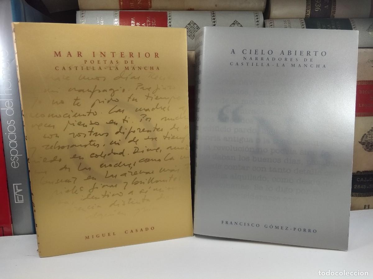 Libros de segunda mano: A CIELO ABIERTO. Narradores de Castilla-La Mancha / MAR INTERIOR. Poetas de Castilla-La Mancha.
