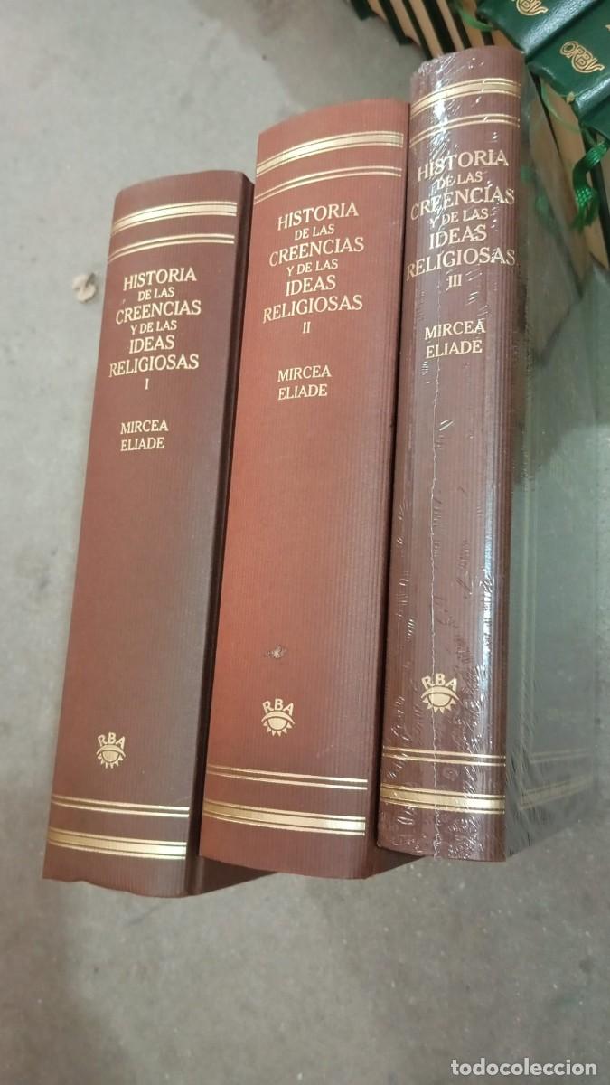 Libros de segunda mano: HISTORIA DE LAS CREENCIAS Y DE LAS IDEAS RELIGIOSAS - 3 TOMOS -MIRCEA ELIADE - RBA