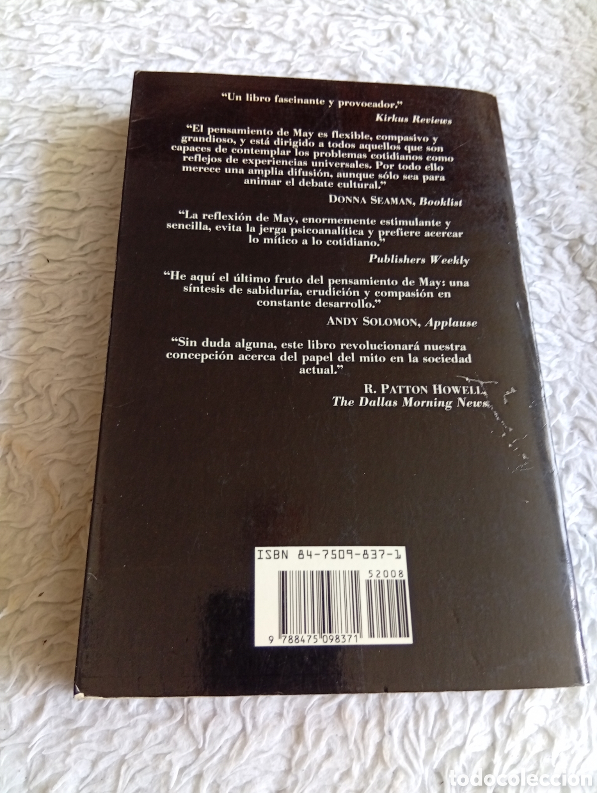 Libros de segunda mano: La necesidad del mito. Rollo May - Foto 2
