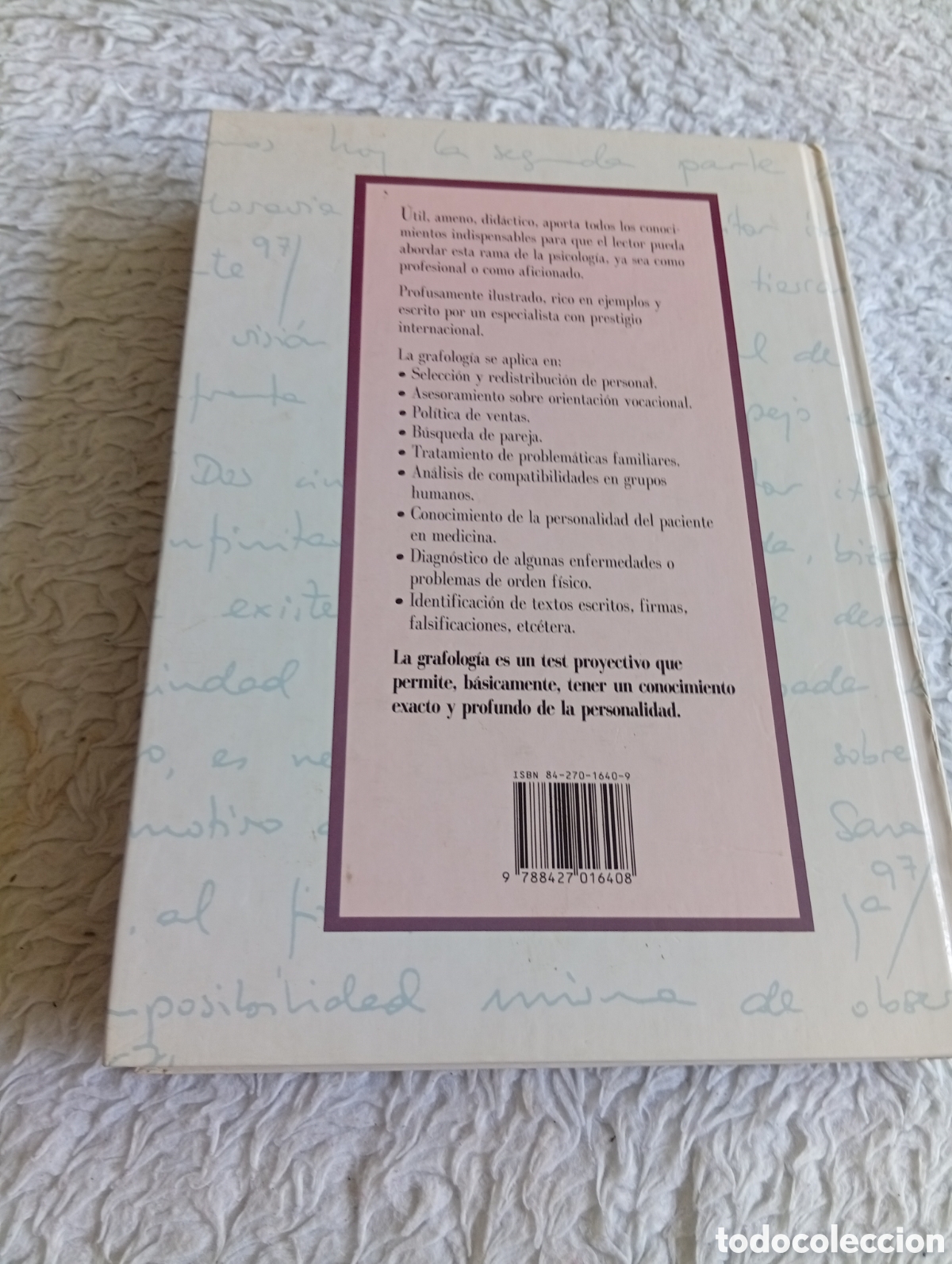 Libros de segunda mano: El gran libro de la grafolog&iacute;a. Jose Javier Sim&oacute;n - Foto 2
