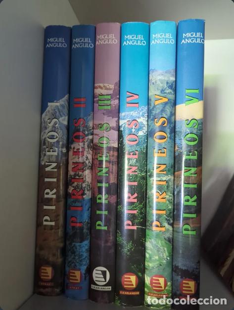 Libros de segunda mano: Pirineos 1000 Ascensiones &mdash; Colecci&oacute;n Completa 6 Tomos &mdash; Miguel Angulo &mdash; Tapa Dura &mdash; AGOTADA