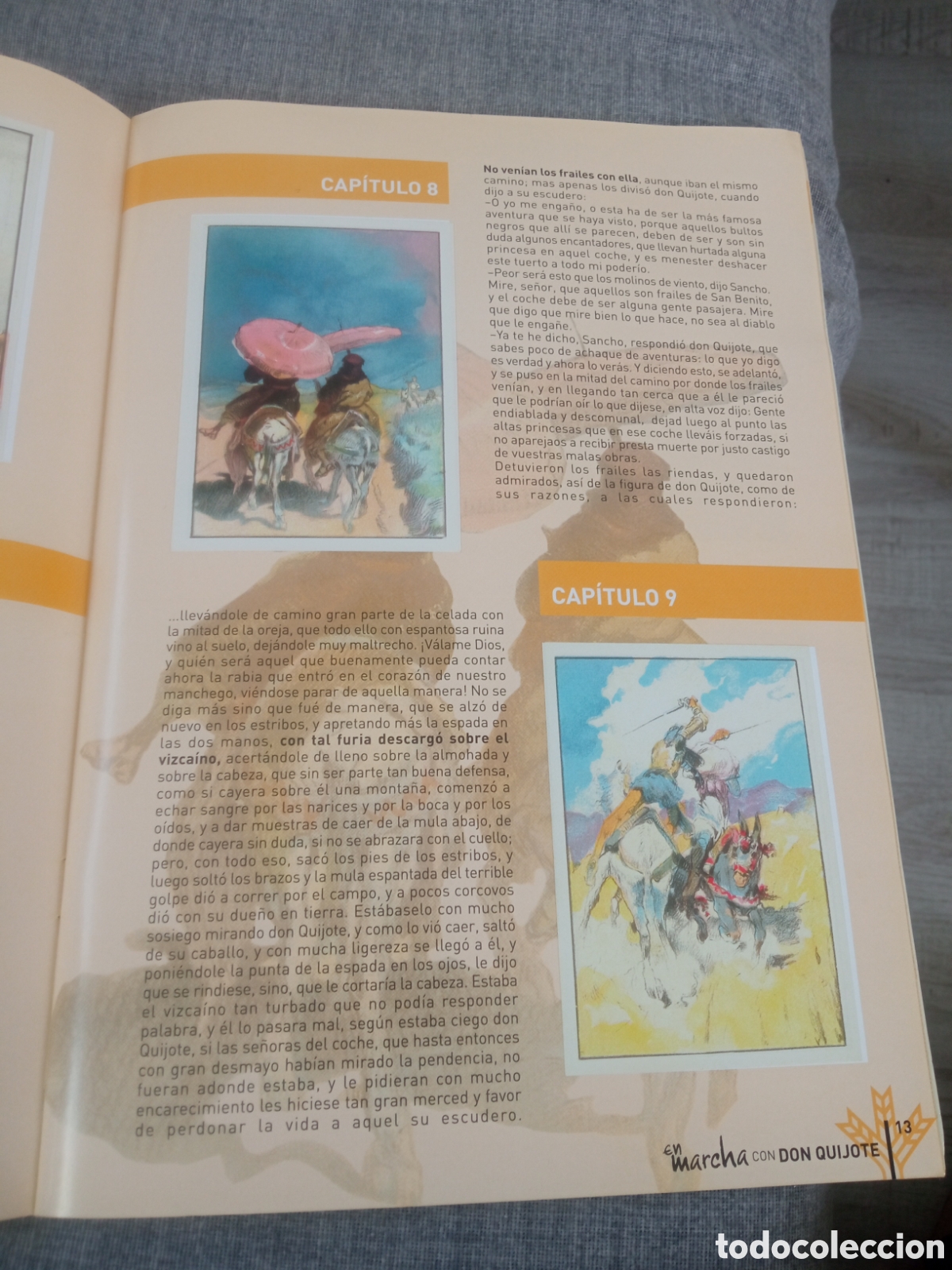 Libros de segunda mano: &Aacute;lbum completo en marcha con Don Quijote - Foto 5