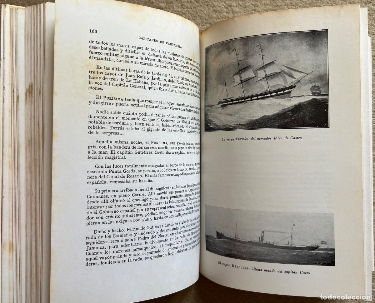 Libros de segunda mano: Capitanes de Cantabria - Rafael Gonz&aacute;lez Echegaray - Santander, 1970 - Foto 5