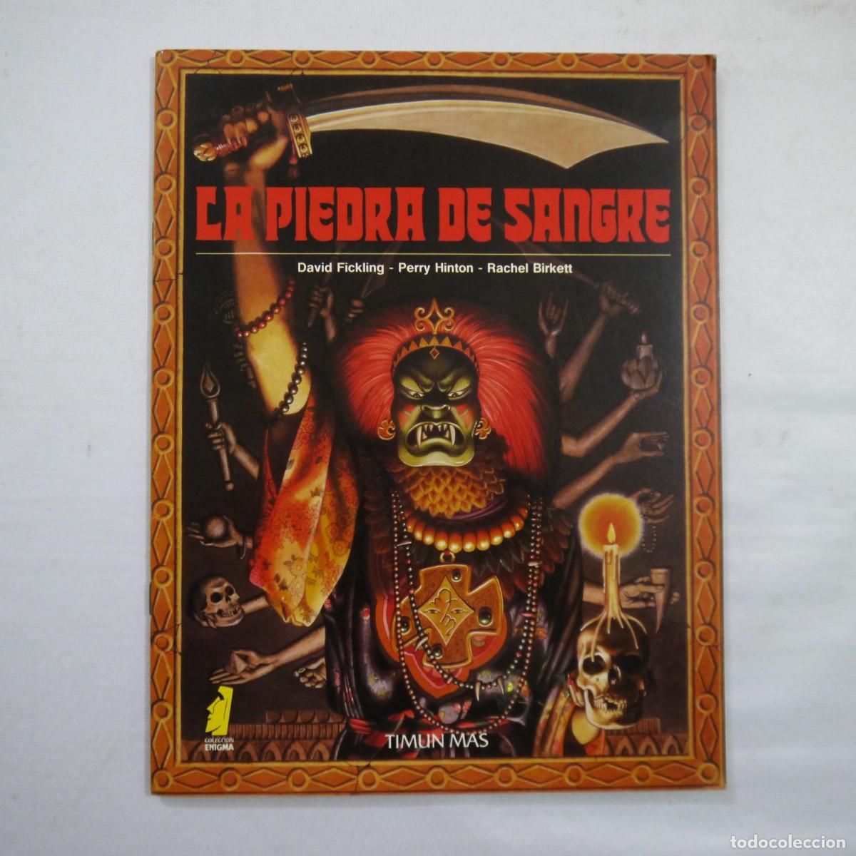 Libros de segunda mano: LA PIEDRA DE SANGRE - DAVID FICKLING Y PERRY HINTON - TIMUN MAS - 1986