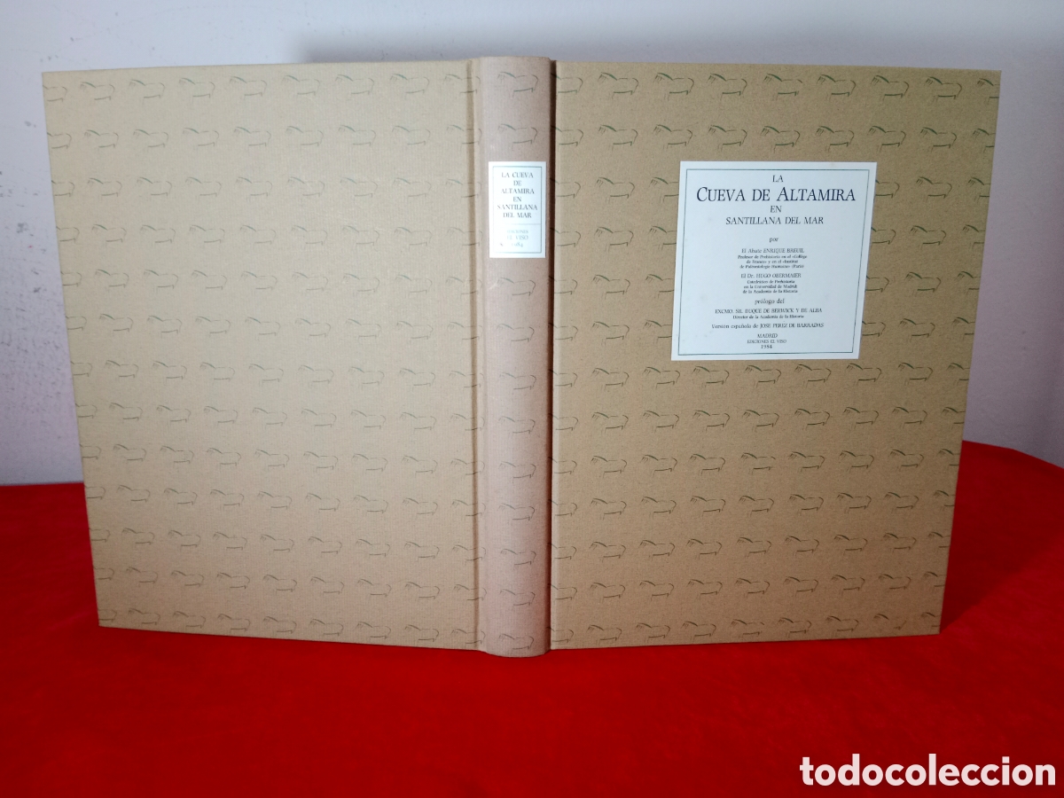 Libros de segunda mano: LA CUEVA DE ALTAMIRA EN SANTILLANA DEL MAR, ENRIQUE BREUIL, EL VISO, ED.NUMERADA