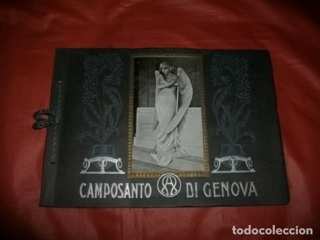 Libros de segunda mano: PORTFOLIO CAMPOSANTO CEMENTERIO STAGLIENO DI GENOVA - 40 FOTOGRAFIAS.-FRATELLI LICHINO