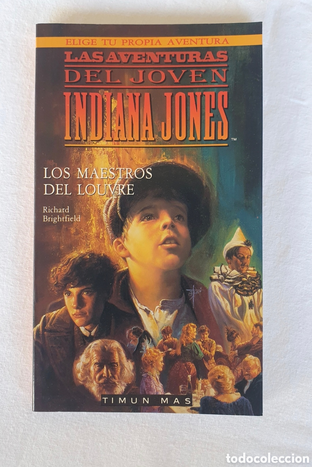 Libros de segunda mano: &rdquo;Los Maestros del Louvre&rdquo; Aventuras del joven Indiana Jones n&deg;4