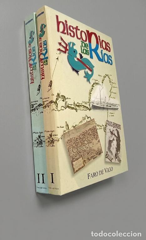 Libros de segunda mano: �F2238 - HISTORIAS DE LAS RIAS. [COMPLETA 2 TOMOS]. VIGO. PONTEVEDRA. CORU&Ntilde;A. GALICIA.