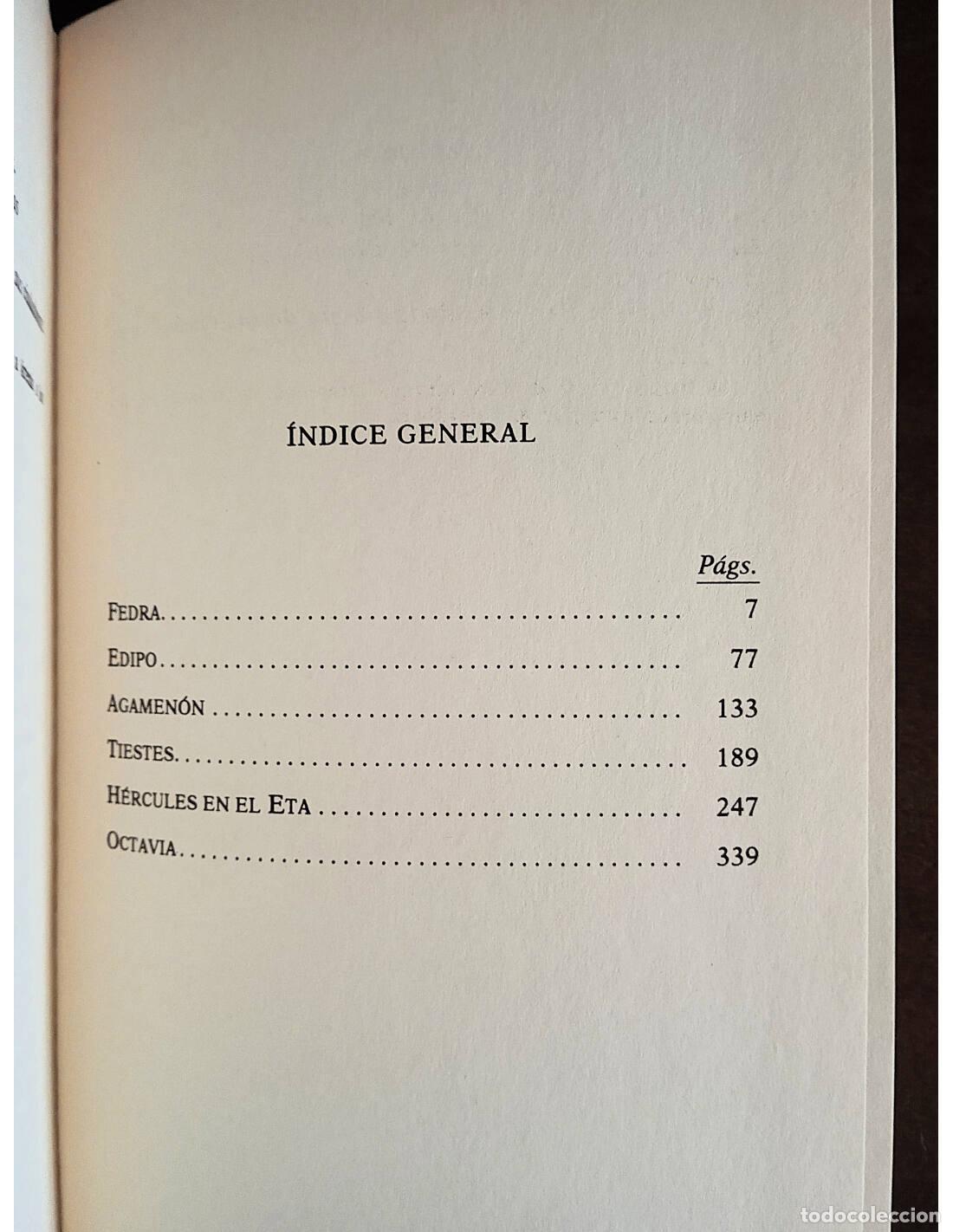 Libros de segunda mano: TRAGEDIAS. 2 TOMOS. S&Eacute;NECA. Editorial Gredos. 2001. - Foto 5