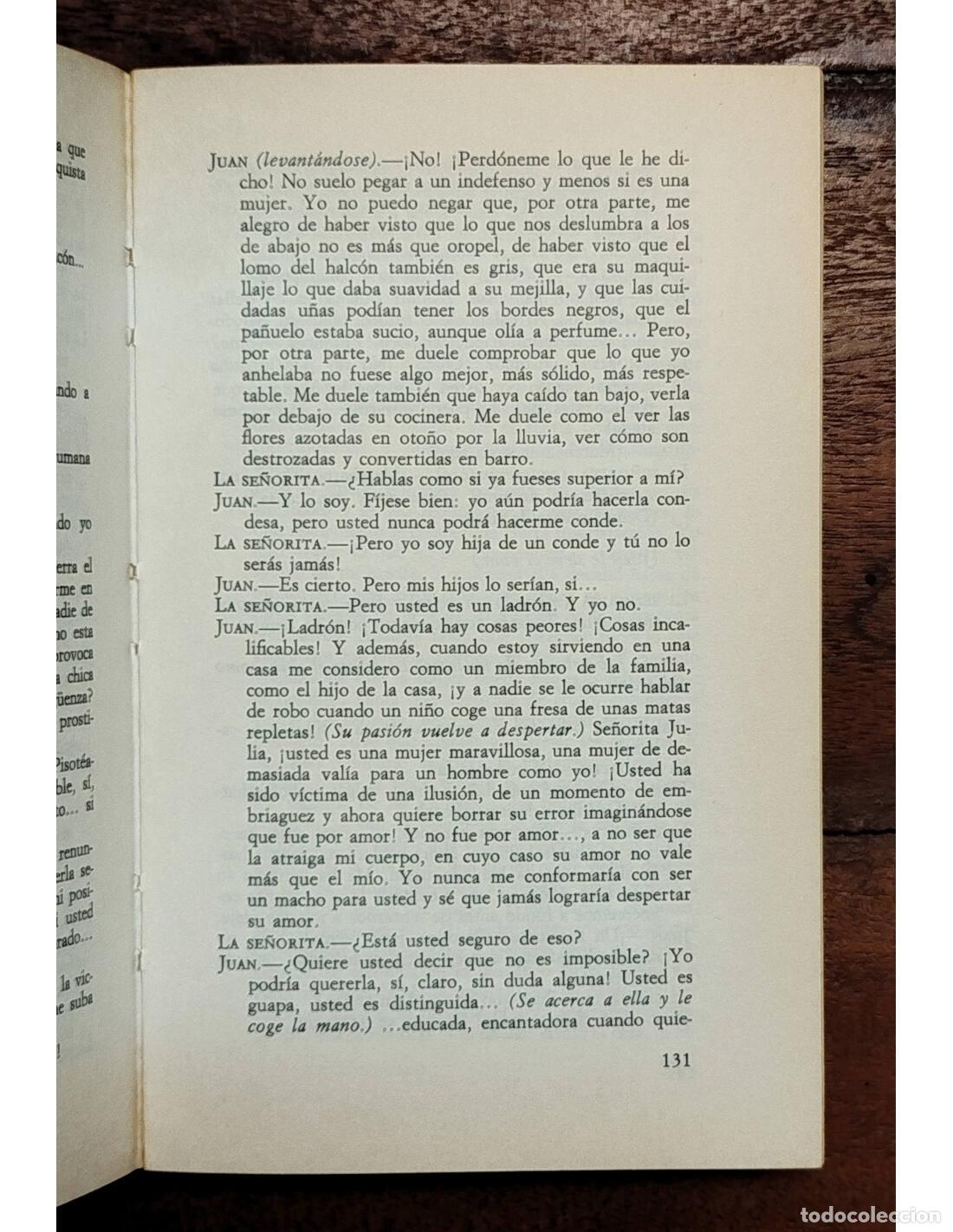 Libros de segunda mano: TEATRO ESCOGIDO. STRINDBERG, August. Alianza. 1982. - Foto 3