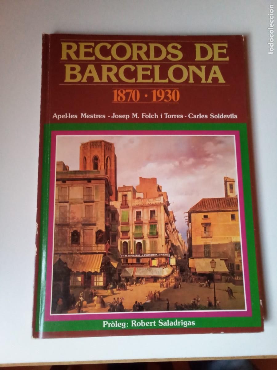 Libros de segunda mano: RECORDS DE BARCELONA 1870 -1930
