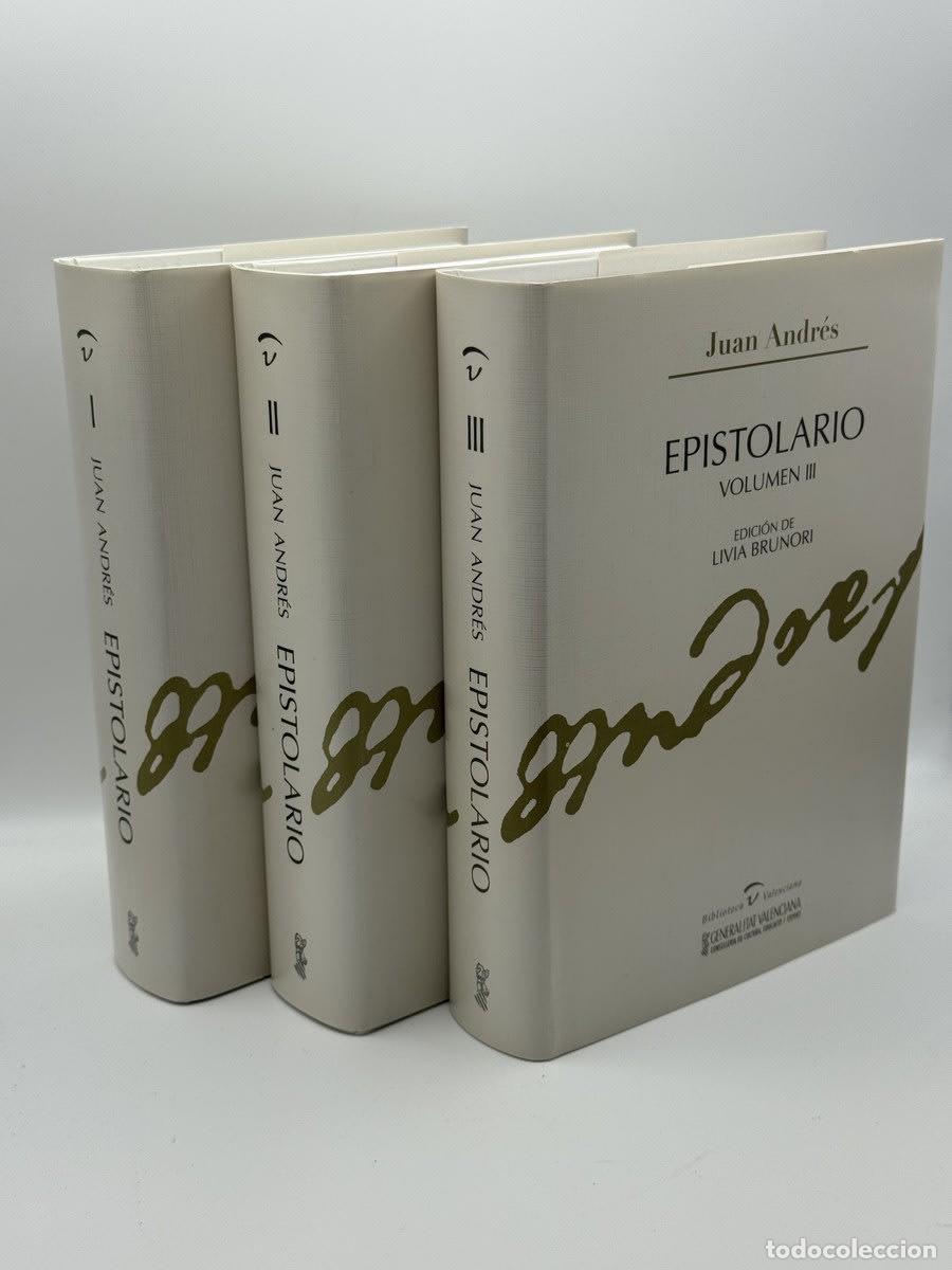 Libros de segunda mano: Epistolario de Juan Andr&eacute;s y Morell (1740-1817) 3 tomos - Livia Brunori