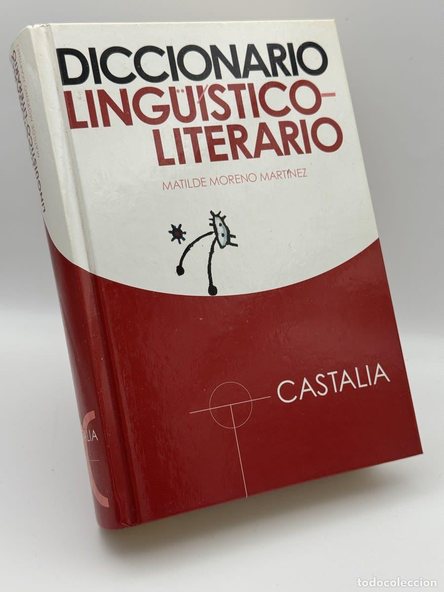 Libros de segunda mano: Diccionario ling&uuml;&iacute;stico-literario - Matilde Moreno Mart&iacute;nez