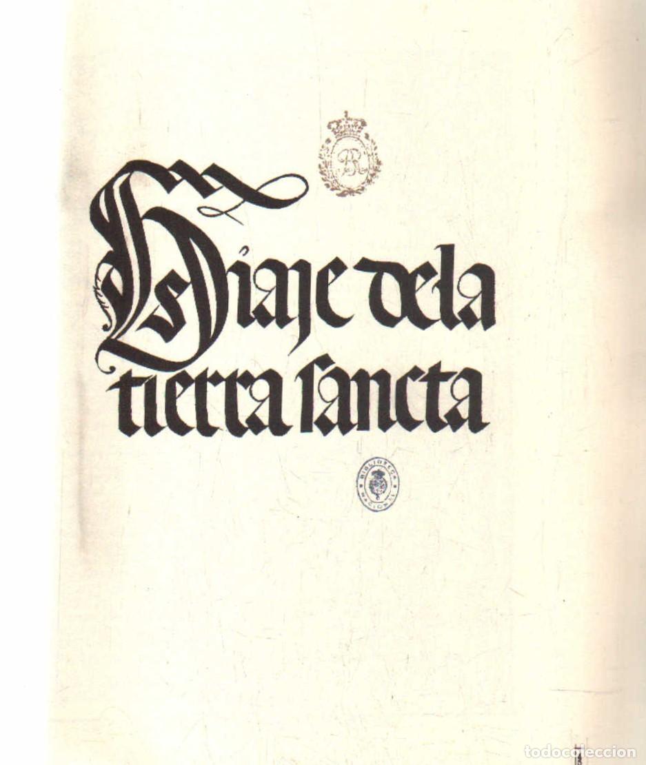 Libros de segunda mano: VIAJE A LA TIERRA SANCTA. DE BREINDENBACH, BERNARDUS. A-FACSIMIL-340