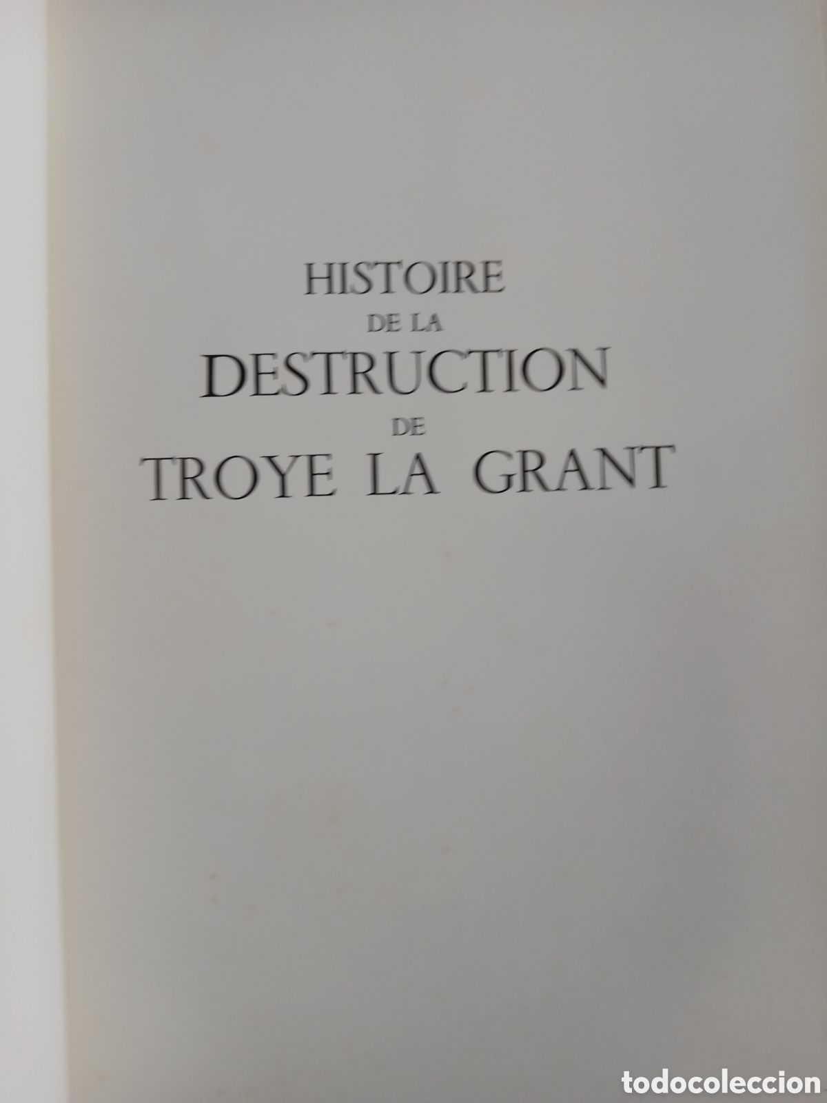 Libros de segunda mano: Histoire de la destruction de troye la grant - Foto 3