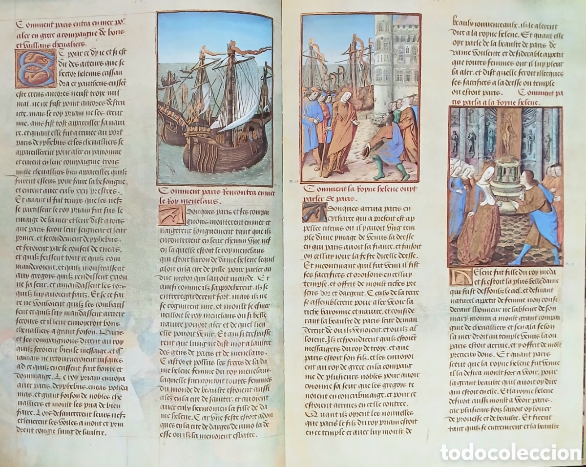 Libros de segunda mano: Histoire de la destruction de troye la grant - Foto 10