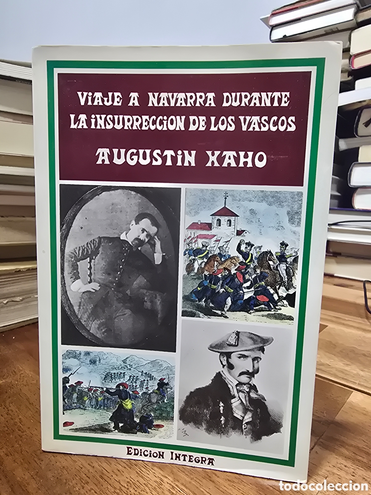 Libros de segunda mano: VIAJE A NAVARRA DURANTE LA INSURRECCION DE LOS VASCOS Augustin Xaho EDITORIAL TXERTOA 1976 historia