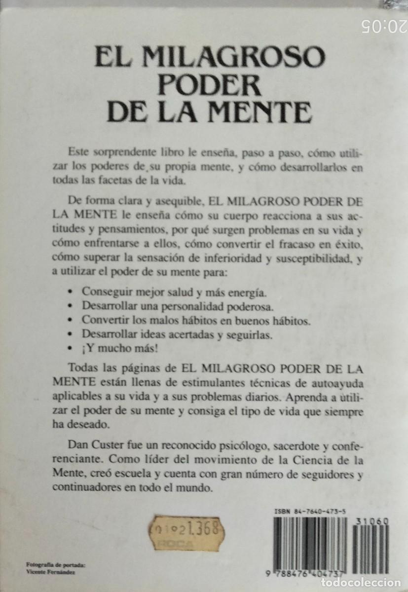 Libros de segunda mano: Dan Custer-El milagroso poder de la mente.Edaf.1991. - Foto 2