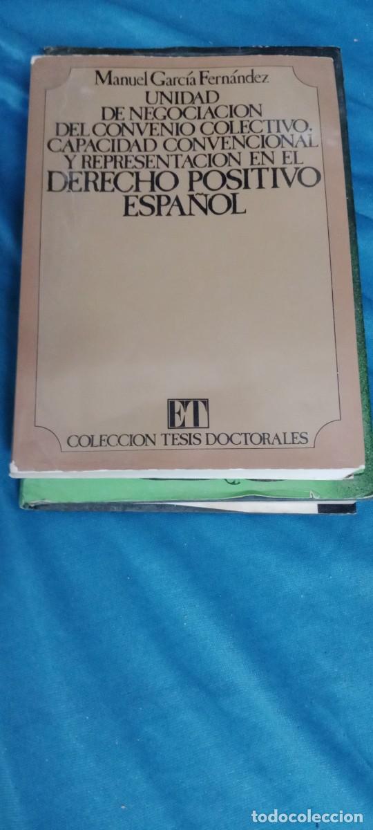 Libros de segunda mano: UNIDAD DE NEGOCIACI&Oacute;N DEL CONVENIO COLECTIVO, CAPACIDAD CONVENCIONAL Y REPRESENTACI&Oacute;N PRO LIBRO M-58
