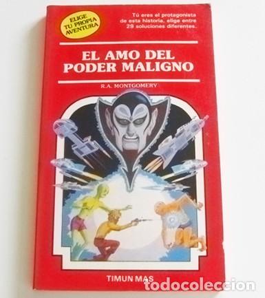 Livros em segunda m&atilde;o: EL AMO DEL PODER MALIGNO LIBRO JUEGO ELIGE TU PROPIA AVENTURA 41 TIMUN MAS A&Ntilde;OS 90 R. A. MONTGOMERY